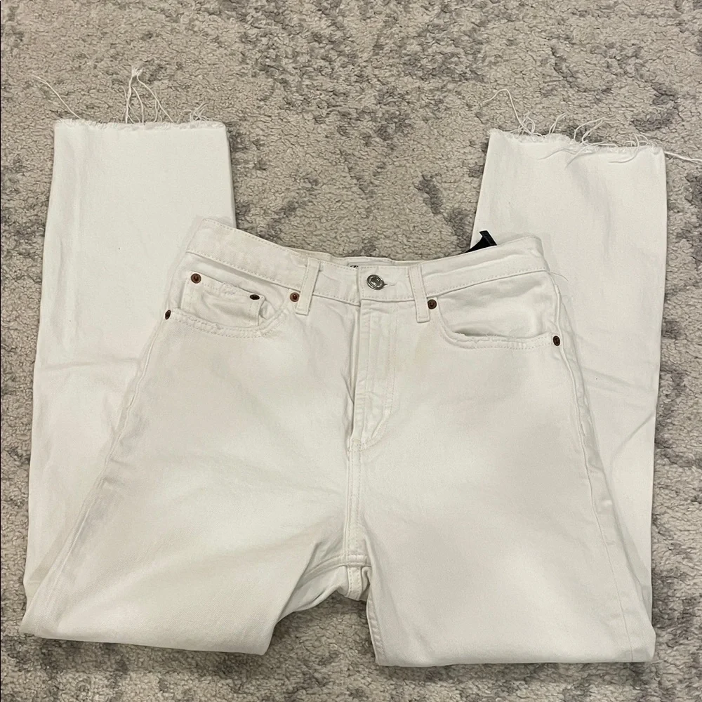 ZARA | White Denim Jeans - Picture 5 of 7